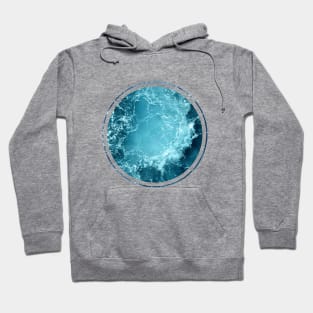 Bright Ocean Waves Hoodie